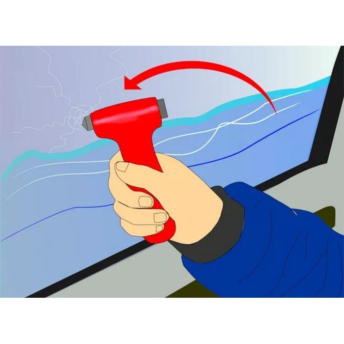 Bộ 2 búa thoát hiểm cho ô tô Hando