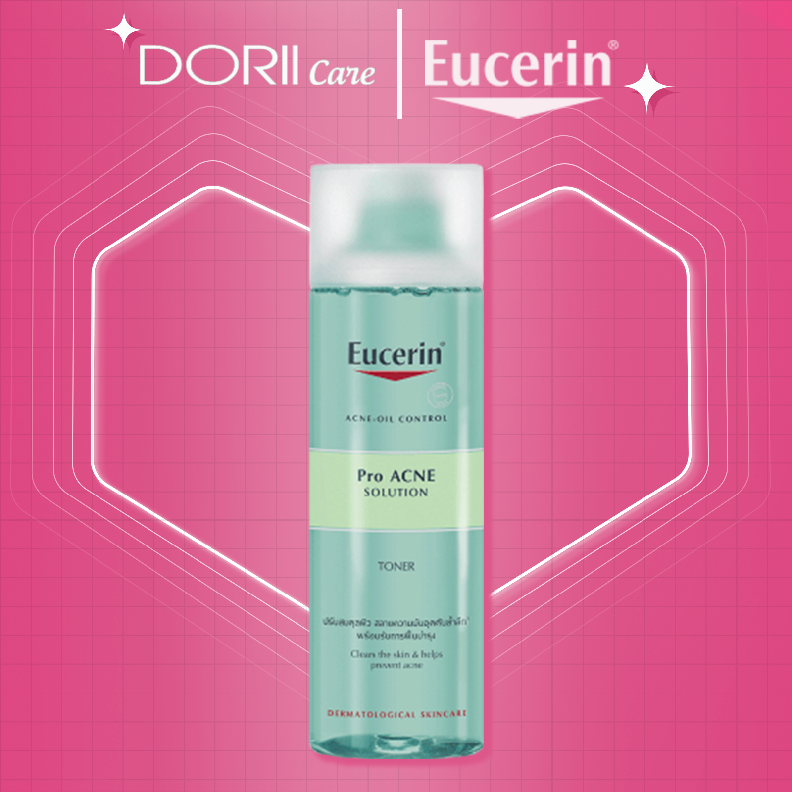 Nước Hoa Hồng Cho Da Mụn Eucerin Pro Acne Toner 200ml
