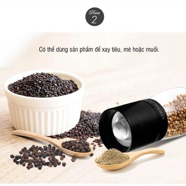 [Lock&Lock] Hũ xay tiêu Lock&Lock CKO115/CKO116