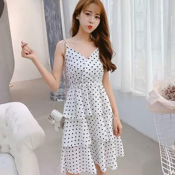 ĐẦM 2 DÂY CHẤM BI MỚI NHẤT 2019 DT