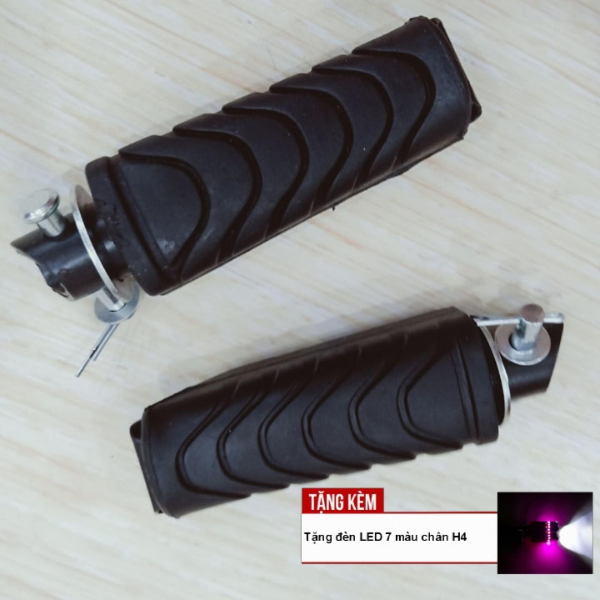 [TẶNG ĐÈN LED 7 MÀU SIÊU SÁNG] Gác chân sau xe Wave S100 - wave Alpha - wave RSX - wave RS - VISION OX392