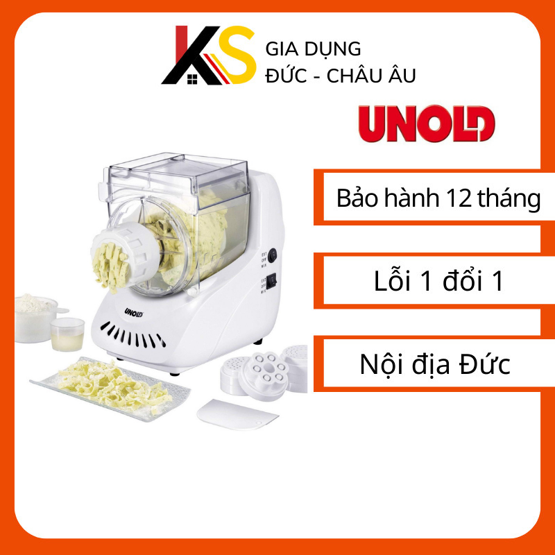 Máy làm mỳ pasta UNOLD 68801 hàng Đức chính hãng tiện lợi, bạn có thể làm mỳ trong gian bếp của bạn trong thời gian ngắn - ngon như ở Ý
