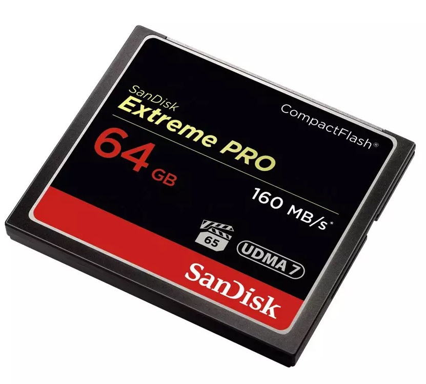 Thẻ nhớ CF Sandisk 64GB Extreme Pro 1067X New (160 Mb/s)