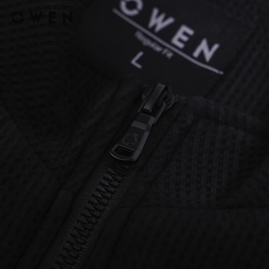 OWEN - Jacket Regular Fit JK231621 màu Đen chất liệu Polyester