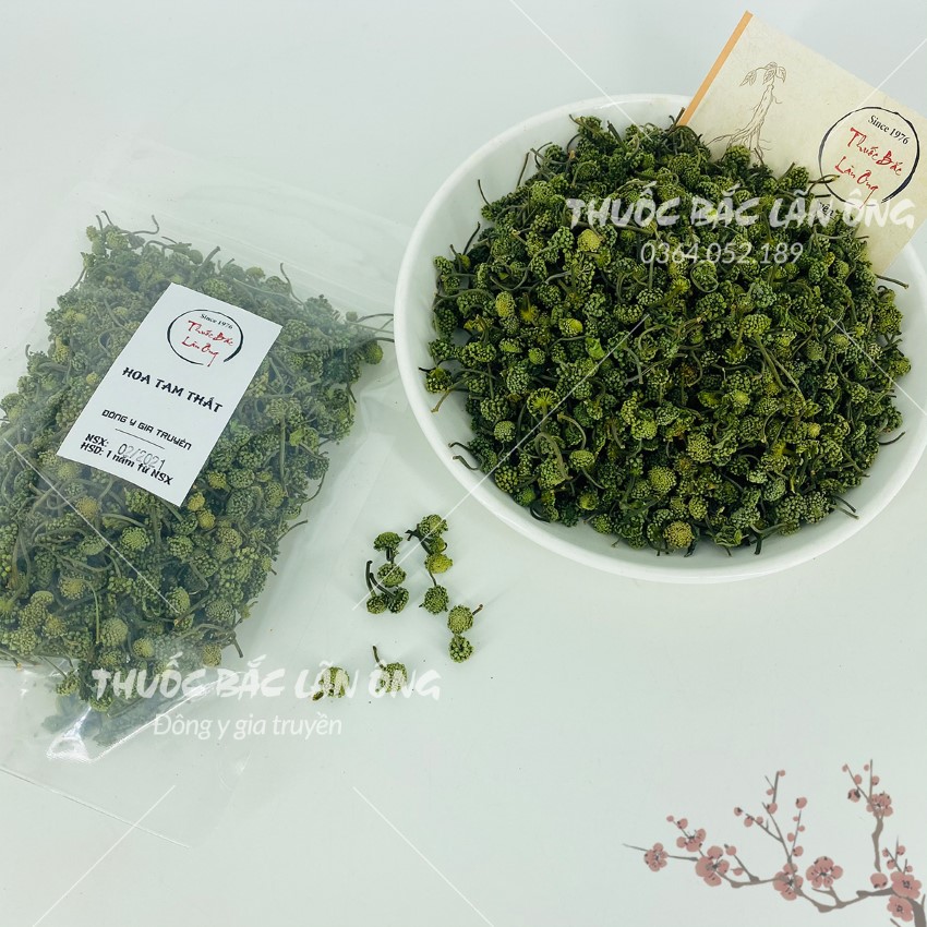 Nụ hoa tam thất bao tử 1kg (Nụ xanh đẹp, an thần, ngủ ngon)
