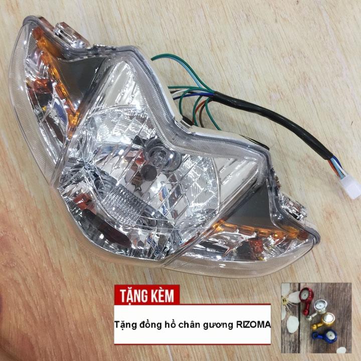 [QUÀ QUÀ QUÀ - TẶNG CHIẾC ĐỒNG HỒ CHÂN GƯƠNG] Đầu đèn pha xe WAVE S110, RSX bóng tròn siêu sáng - G422