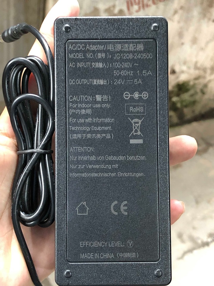 Adaptor DC 24v 5a 120w Loại Tốt