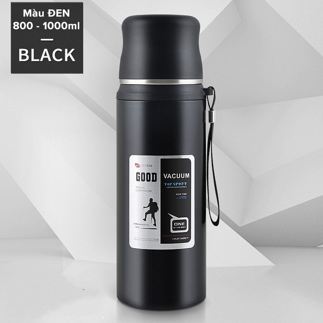 Bình Giữ Nhiệt Inox 304 Đựng Nước Dung Tích 1000ml GOOD Cao Cấp - Chọn Size – Bình Đựng Nước Giữ Nhiệt Thể Thao Inox 304 Nắp Uống Trực Tiếp Chính Hãng Amalife