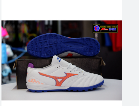GIÀY đá bóng Mizuno MORELIA TF - TRẮNG XANH