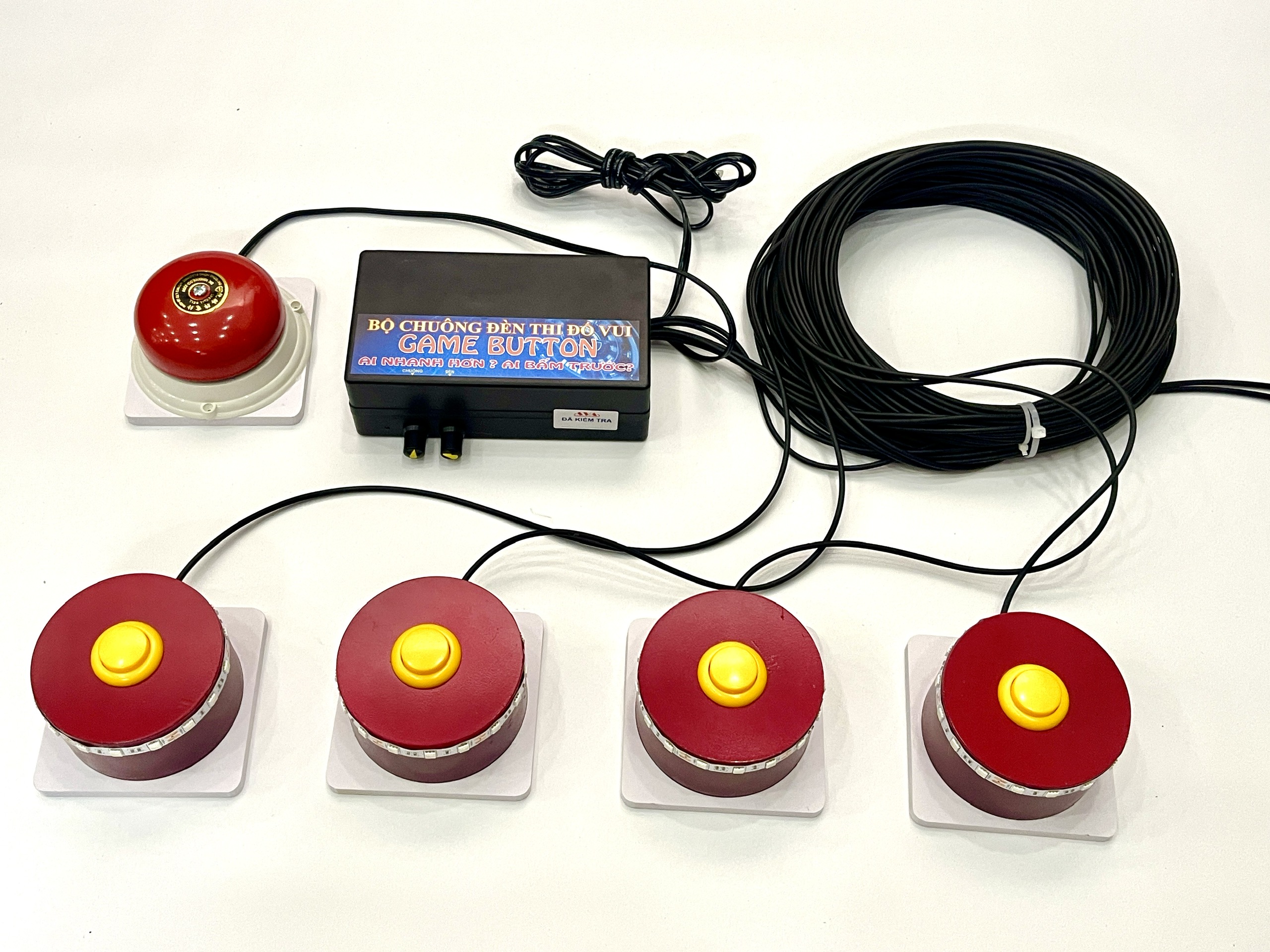 BỘ CHUÔNG ĐÈN THI ĐỐ VUI - CHUÔNG ĐIỆN GAME SHOW