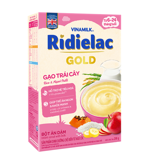 Bột ăn dặm Ridielac Gold