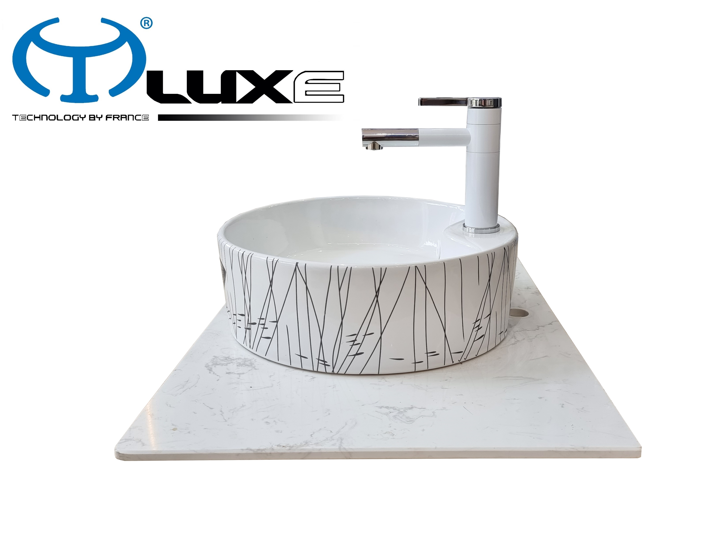 Vòi chậu rửa mặt Lavabo cao cấp Luxe V8001TN