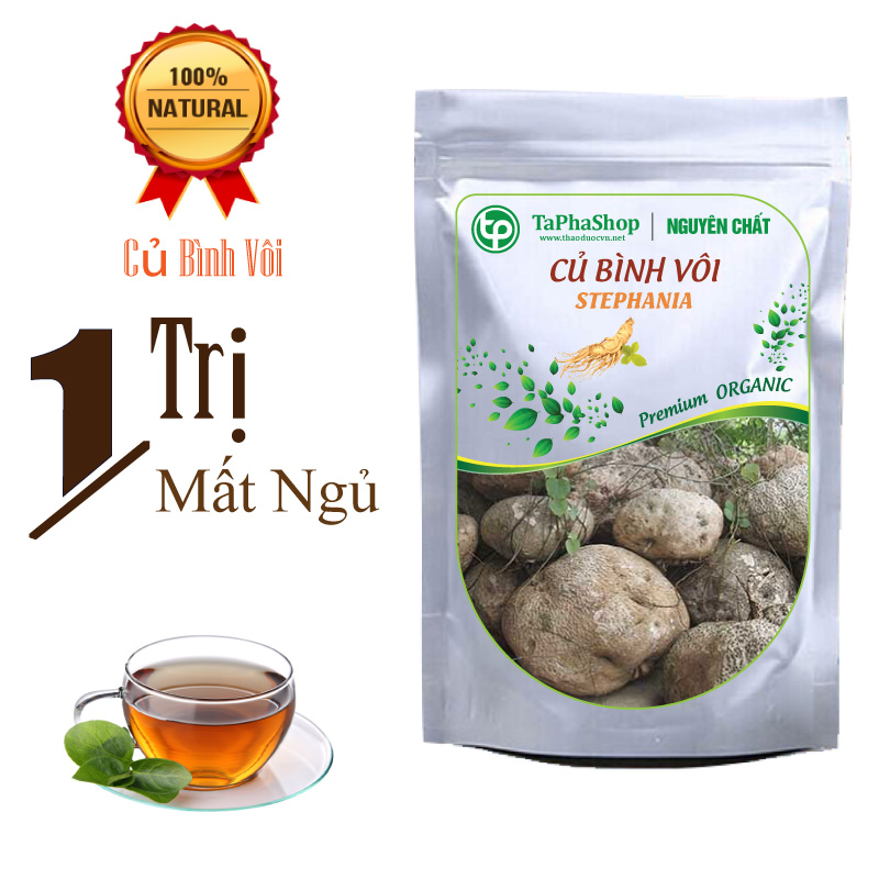 Củ bình vôi sấy khô 500g - Thảo Dược Tấn Phát