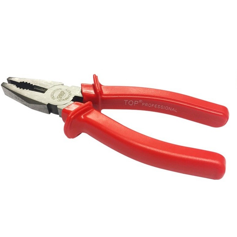 Kìm Điện 7" (180mm) Top TP-4003-7 (Cán đỏ)