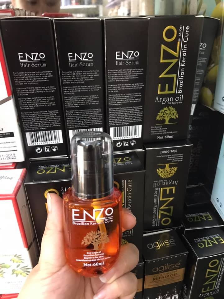Tinh dầu dưỡng tóc Enzo 60ml - Chính Hãng