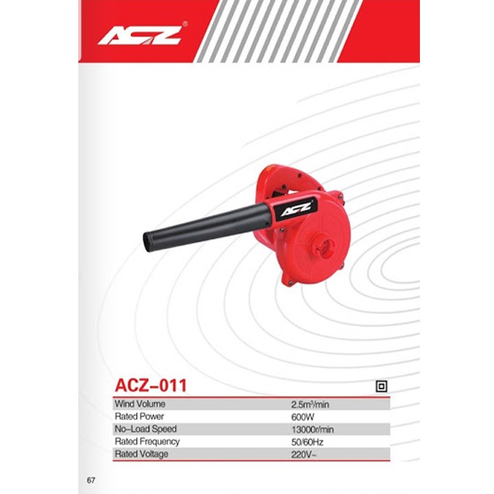 Máy thổi bụi ACZ-011-6 cấp độ điều chỉnh