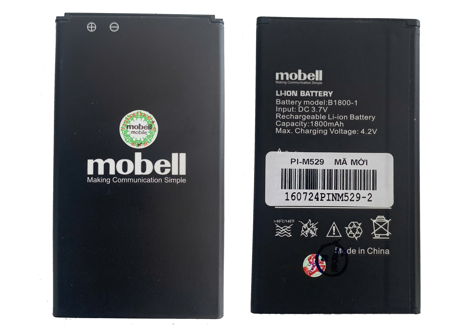 Pin Mobell M529 Cính Hãng ( CÓ 2 DÒNG )