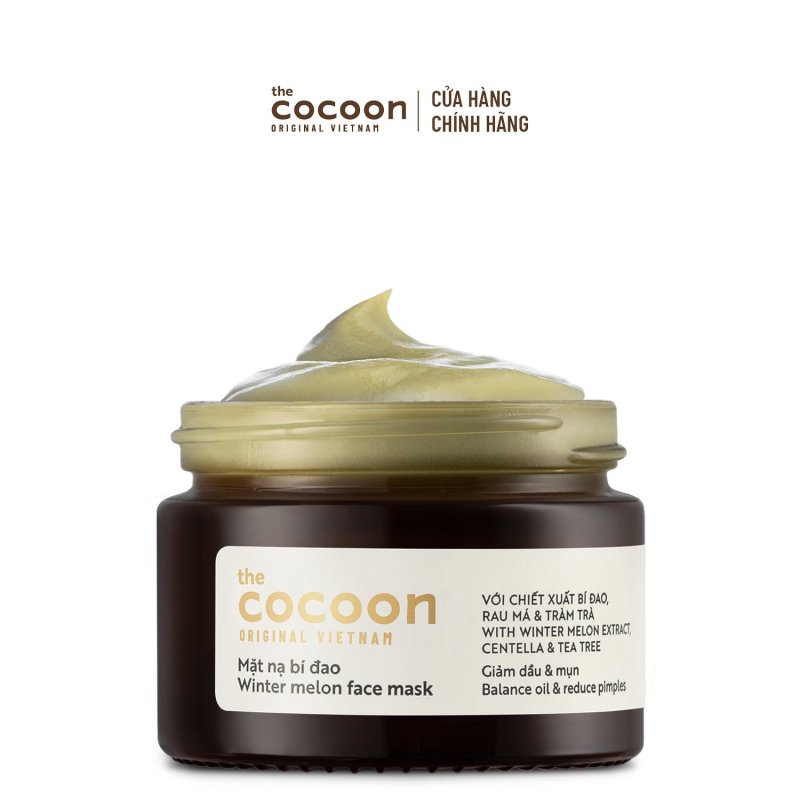 Mặt nạ bí đao Cocoon giảm dầu & mụn 30ml nhập khẩu