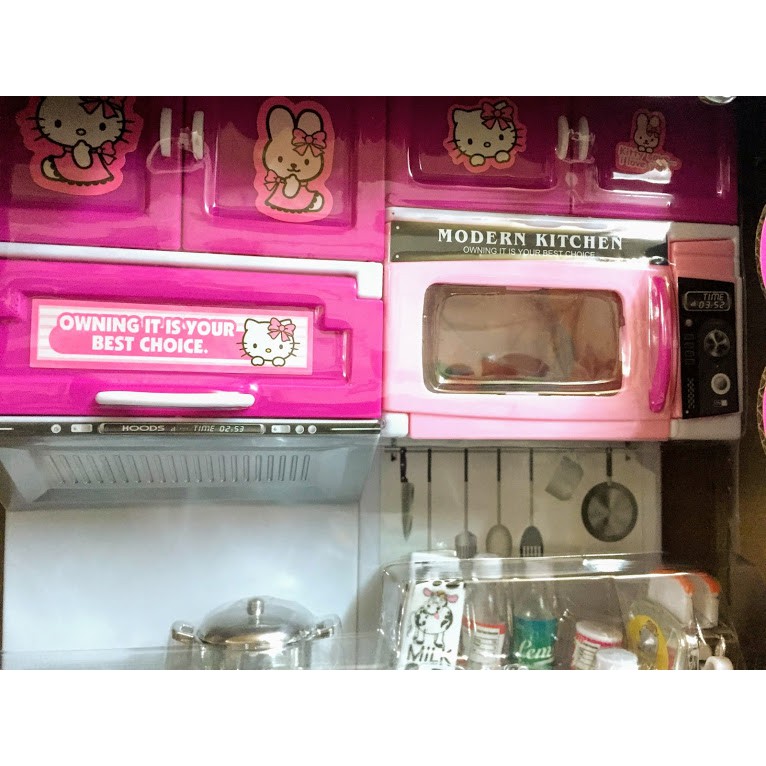 Đồ chơi nhà bếp màu hồng Hello Kitty 918