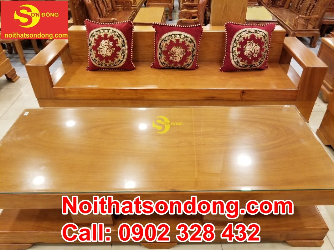 Bộ sofa kiểu Nhật gõ đỏ 6 món BBG431