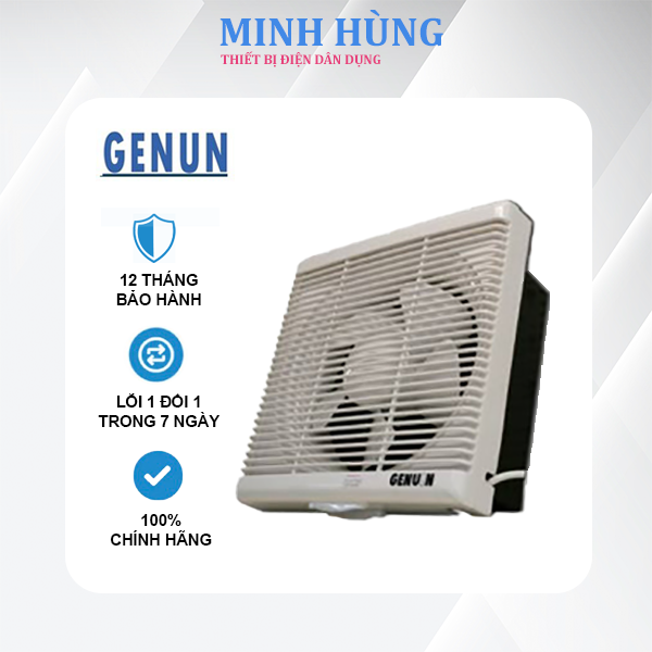 Quạt thông gió gắn tường Genun (20x20, 25x25, 30x30)
