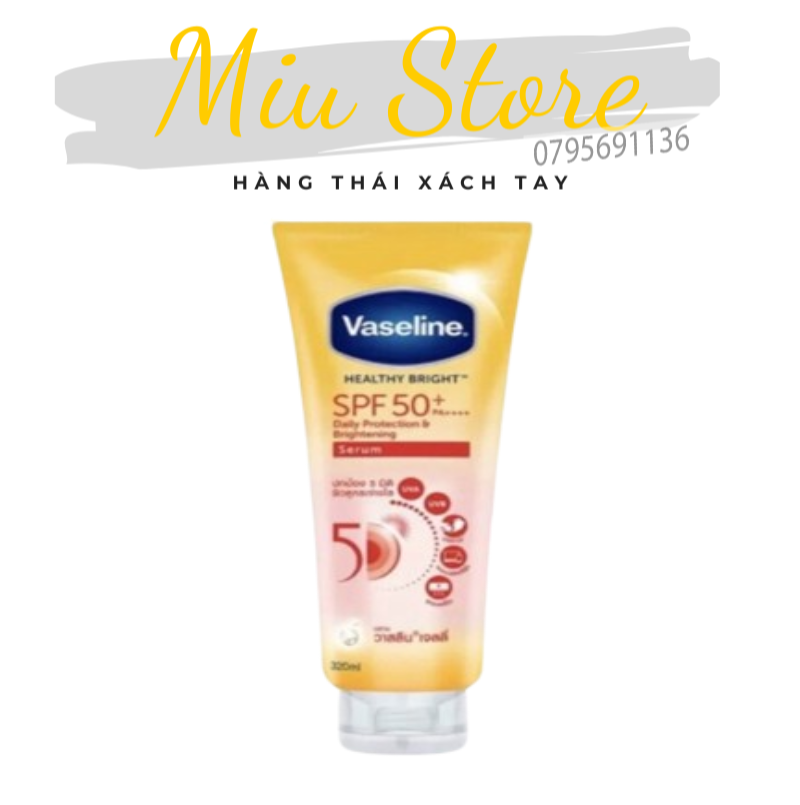 Sữa dưỡng thể trắng da Vaseline 50X Thái Lan