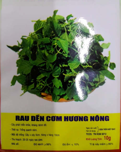 Hạt giống dền vàng, dền cơm - gói 10 gram