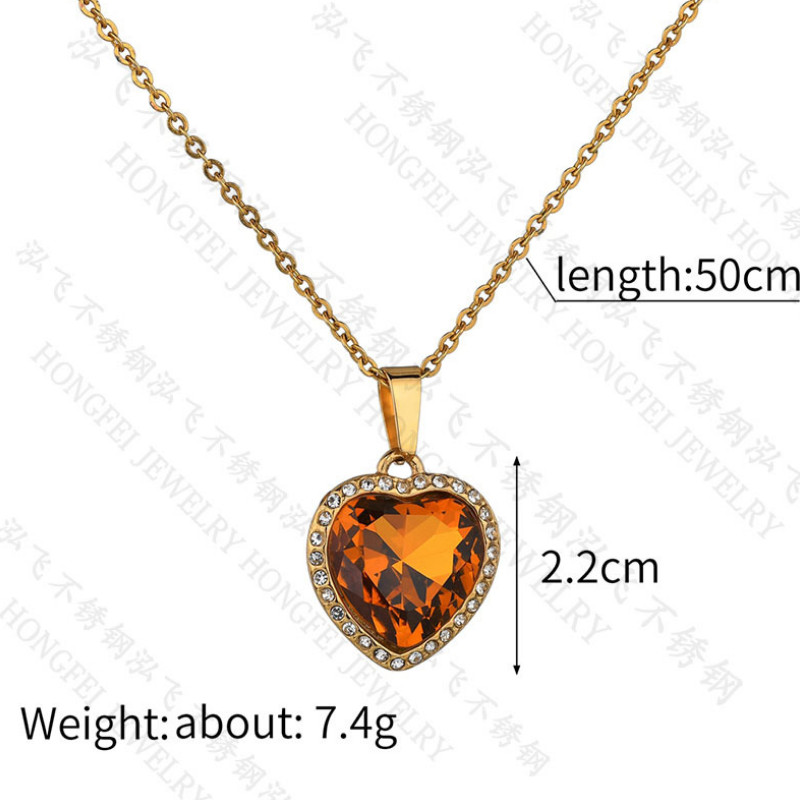 Dây Chuyền Mặt Trái Tim Titan Ko Đen TT 2732