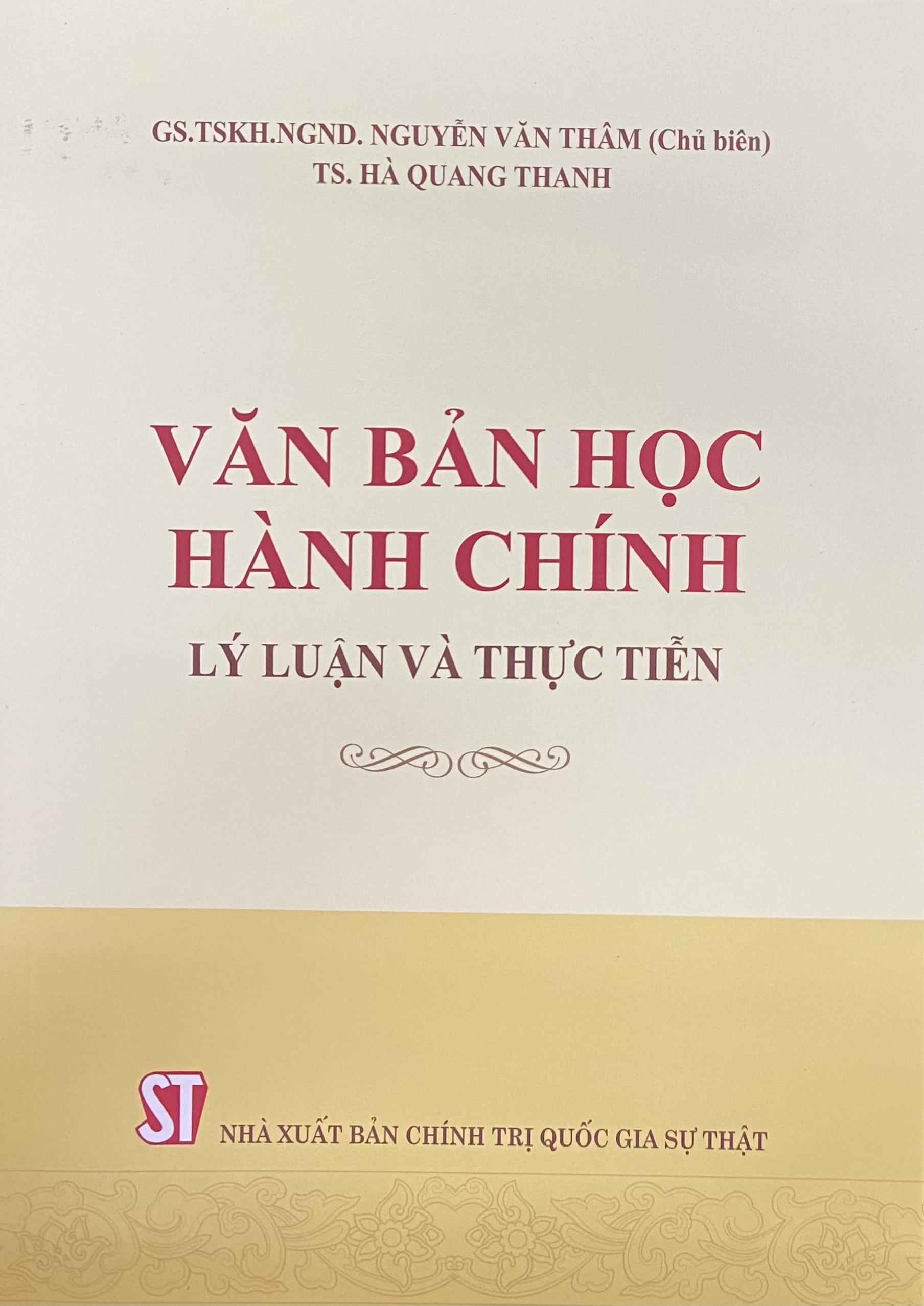 Sách - Văn bản học hành chính – Lý luận và thực tiễn