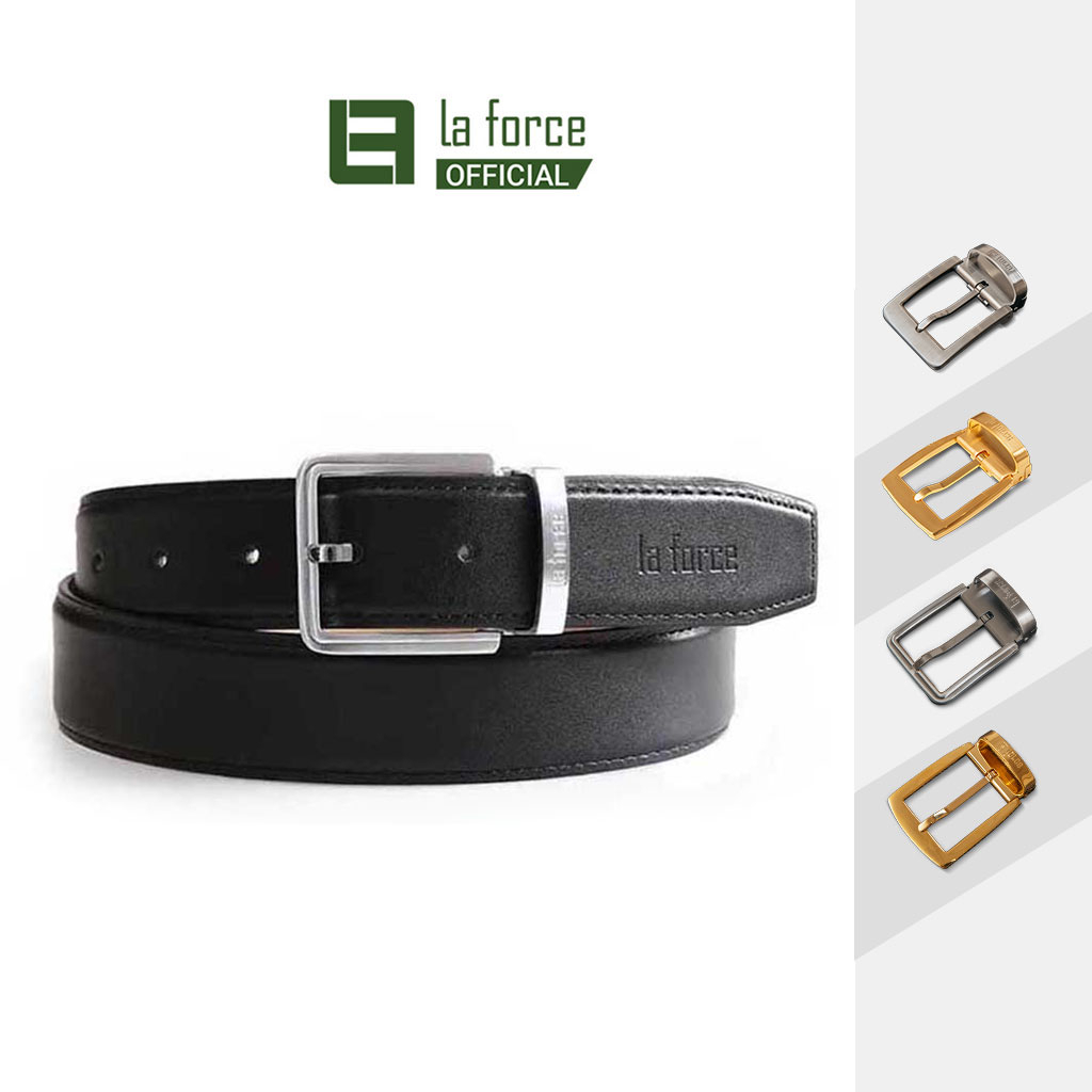 Dây lưng nam laforce công sở hiện đại da bò cao cấp d690