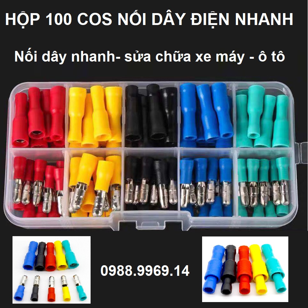 Đầu Cos Nối Dây Điện Nhanh   Cos Dùng Sửa Chữa Xe Máy   Ô Tô