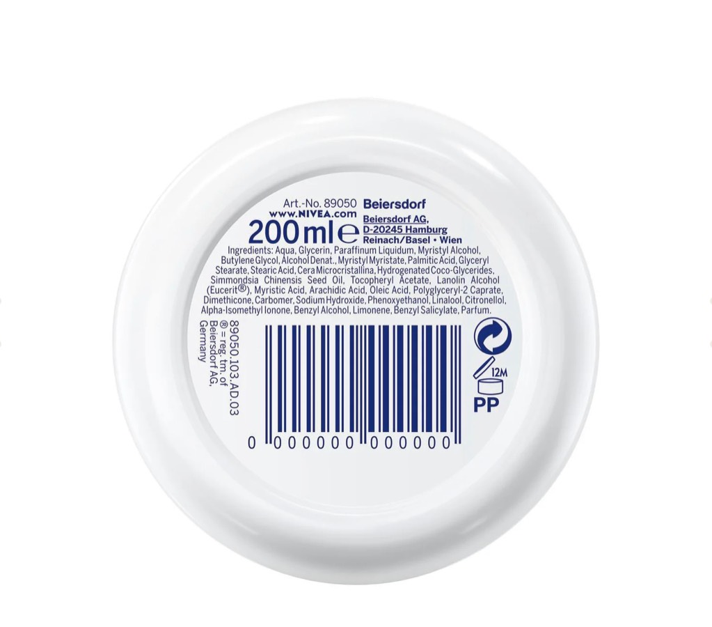 Kem dưỡng ẩm Nivea 200ml - Nội địa Đức