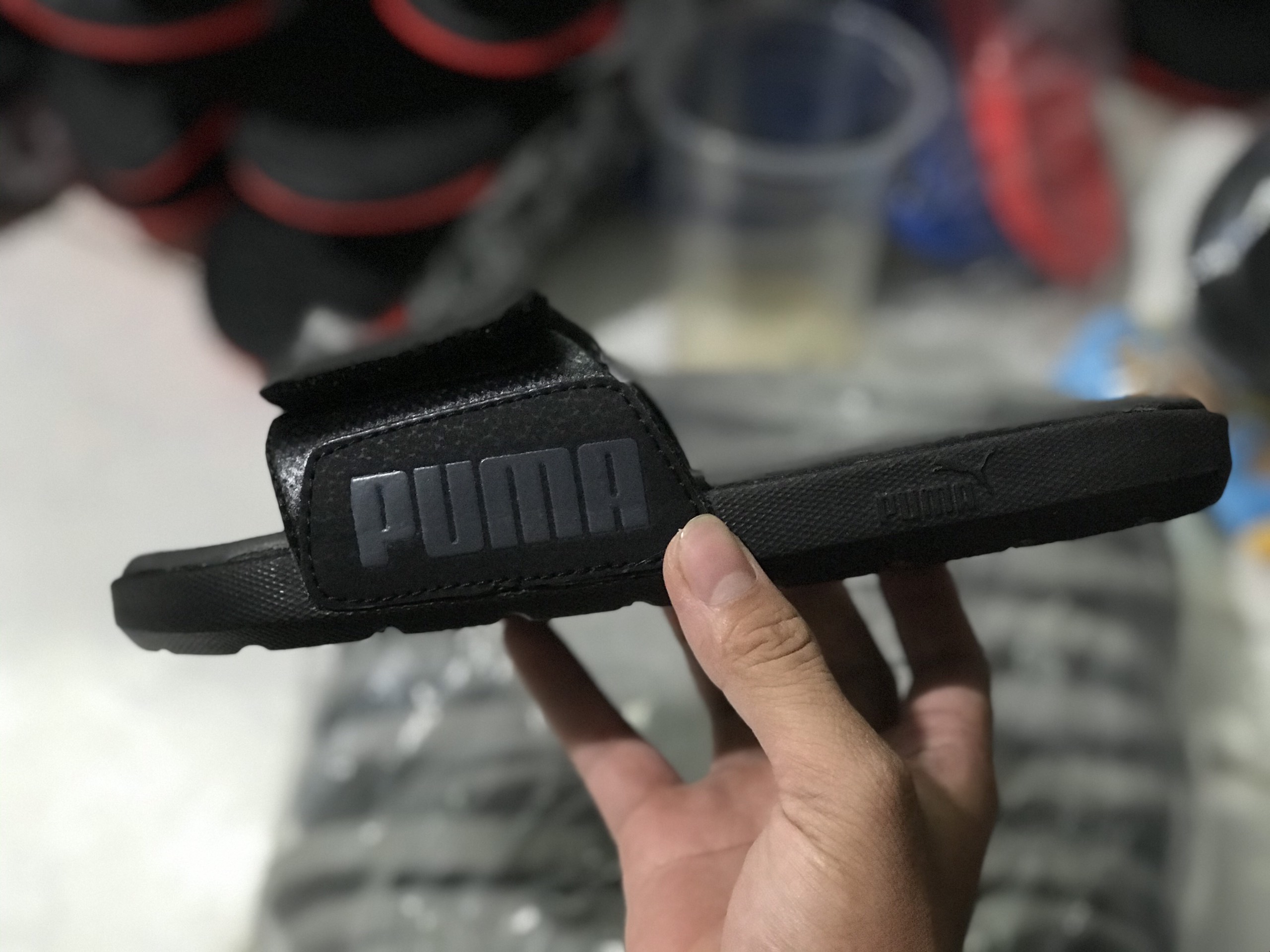 Dép PUMA quai ngang dán xé nhẹ êm