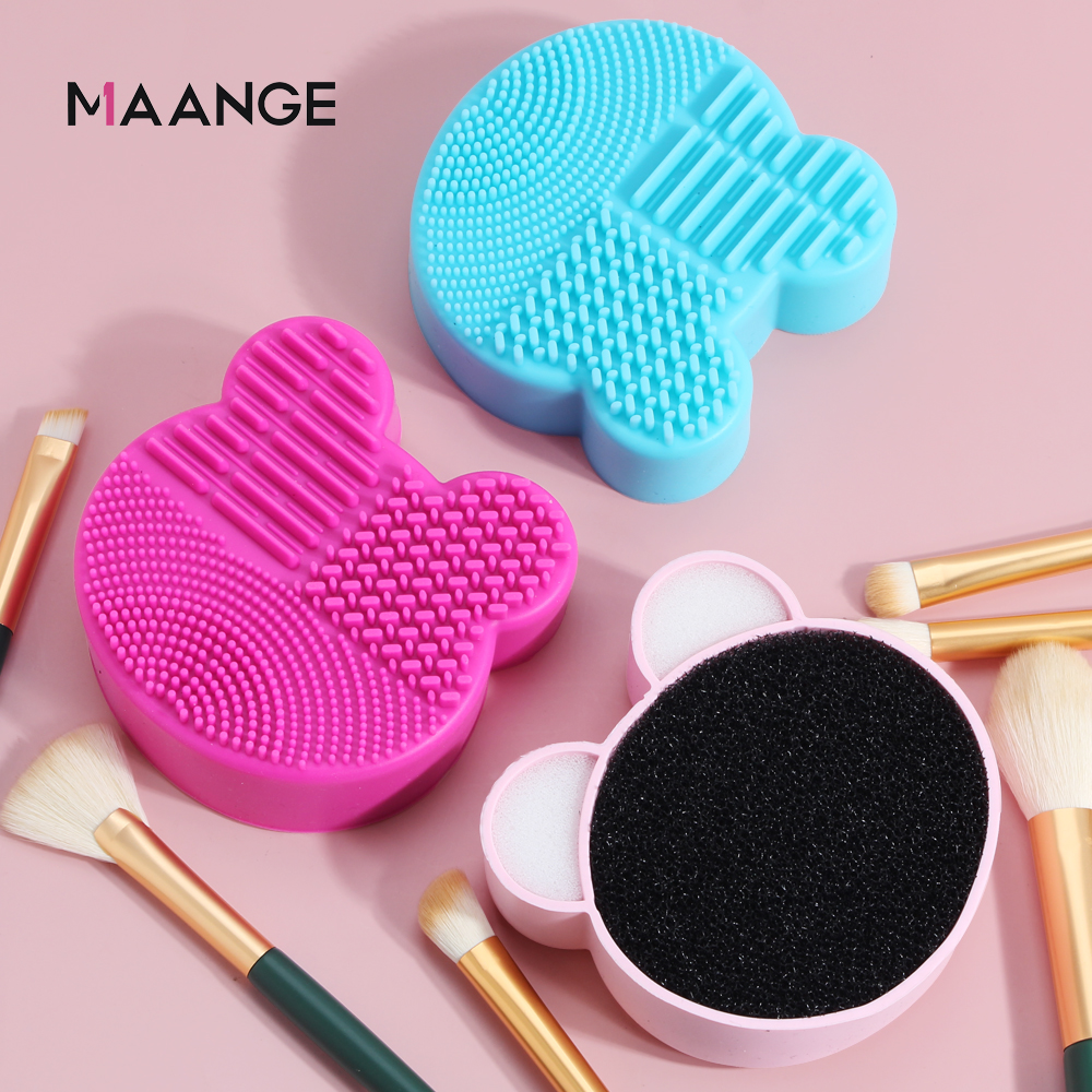 MAANGE dụng cụ vệ sinh cọ trang điểm （50g）