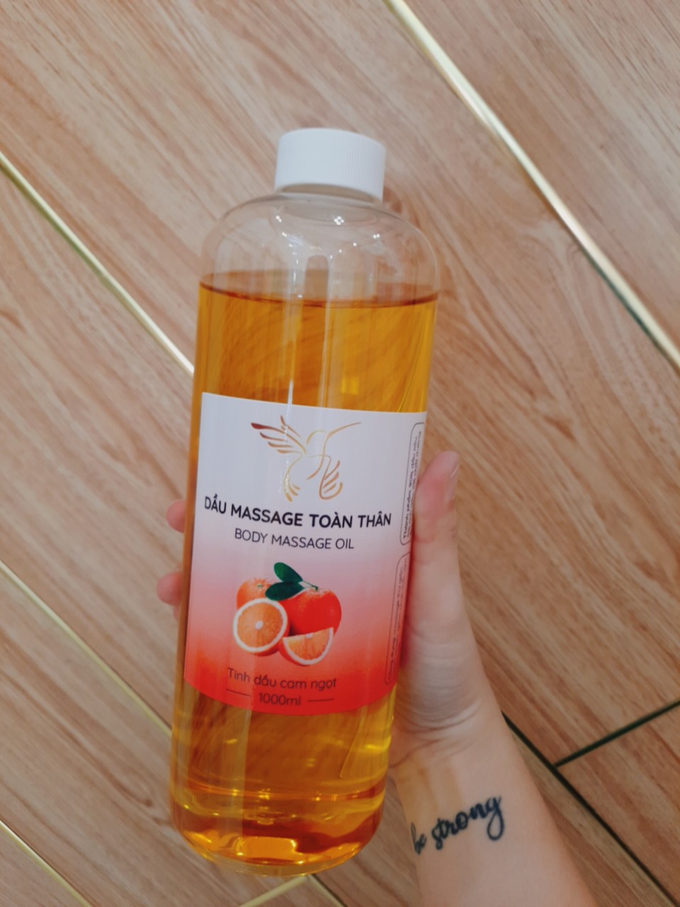 Dầu Massage Hương Cam 1 Lít