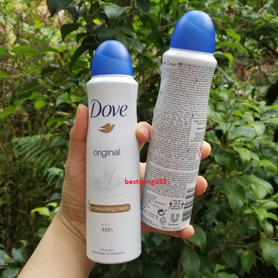Xịt khử mùi dưỡng da Dove Original 150ml