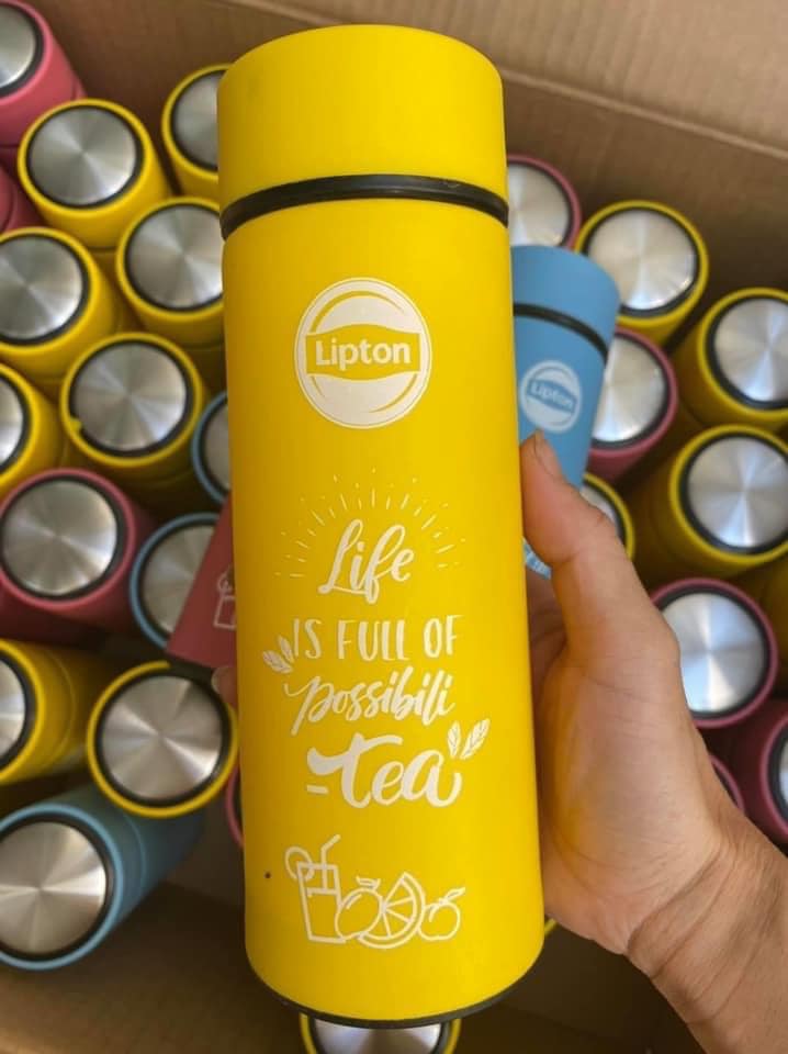 Bình Nước Thủy Tinh Bọc Nhựa 450ML