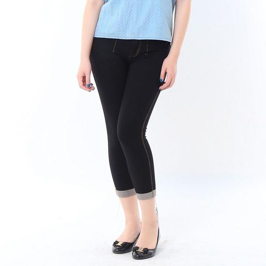QUẦN LEGGING LỬNG GIẢ JEANS