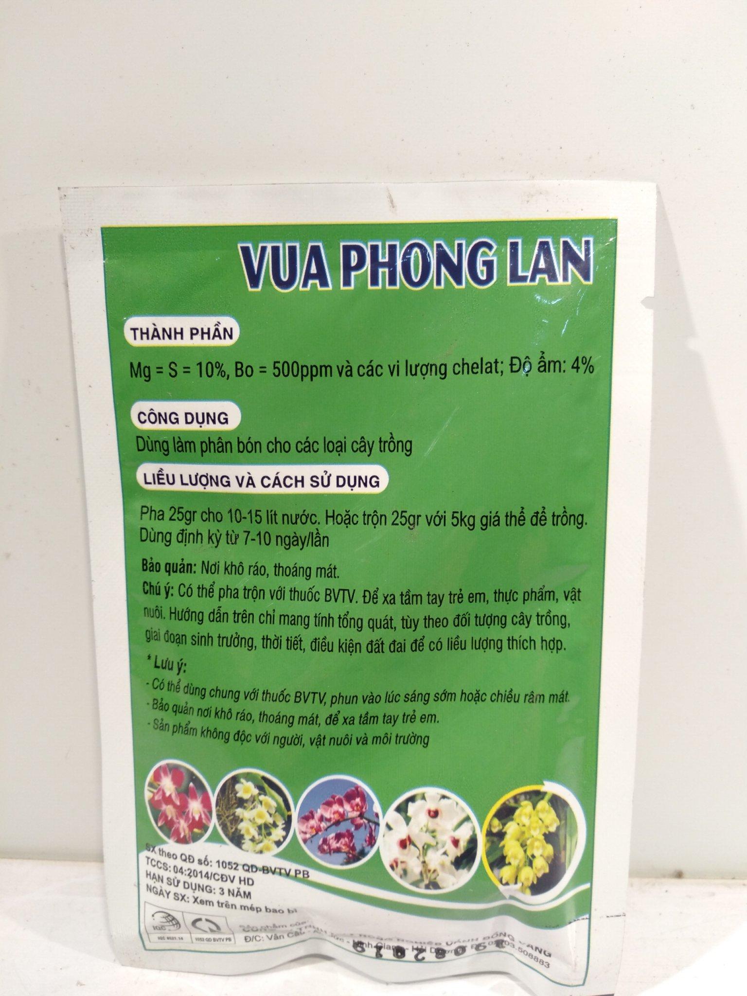 phân bón vua phong lan