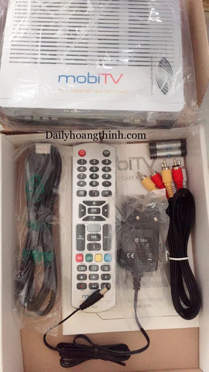 [HCM]Bộ đầu thu DVB T2 mobiTV và anten trong nhà