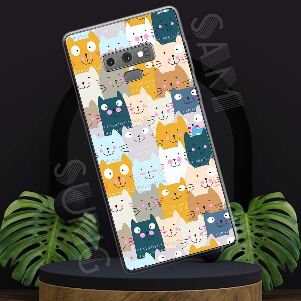 Ốp lưng Samsung Note 9 mẫu BST Mèo lười TPU