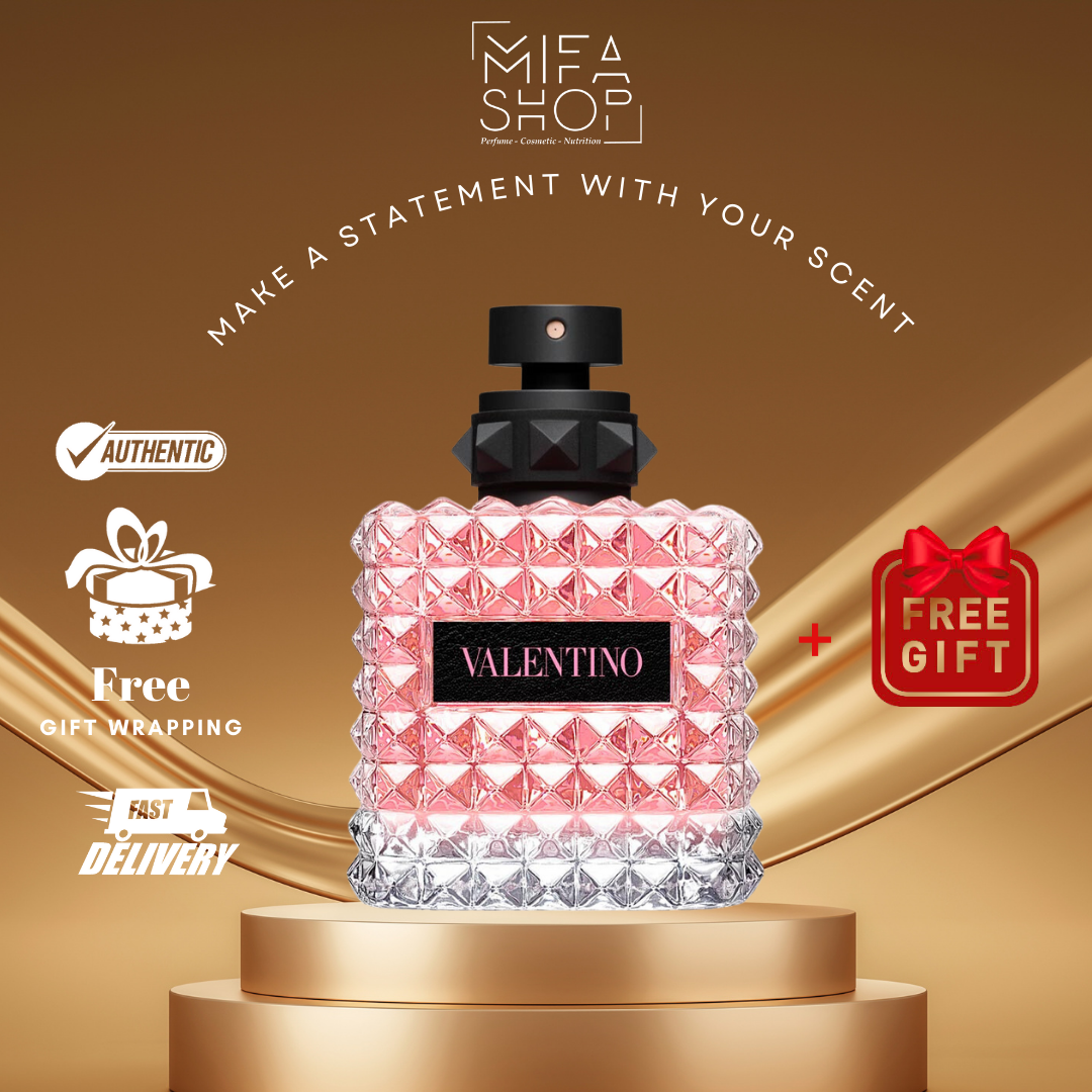 Nước Hoa Valentino Donna Born in Roma EDP 80ml - mang vẻ thanh lịch của những cô gái nữ tính với sự pha trộn ấm áp, tinh tế