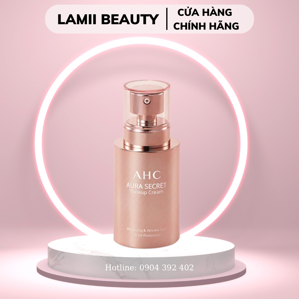 Kem dưỡng nâng tông trắng da ahc aura secret tone up cream spf 30 / pa++ - lamii beauty