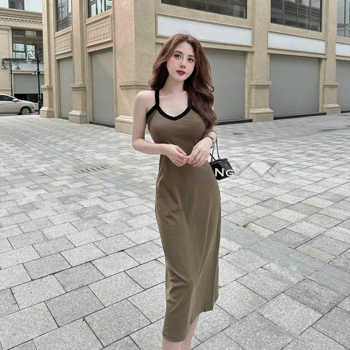 Đầm Ba Lỗ Dáng Dài