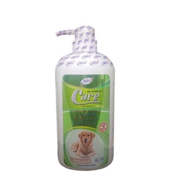 SỮA TẮM BIO CARE 500ml diệt ve rận, bọ chét. Khử mùi chó mèo
