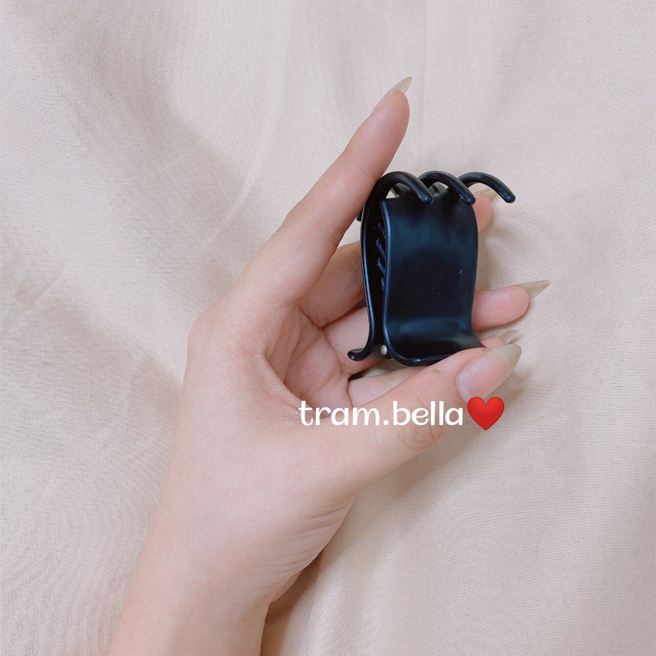 Vỉ 12 kẹp tóc càng cua 5 răng - Trâm Bella