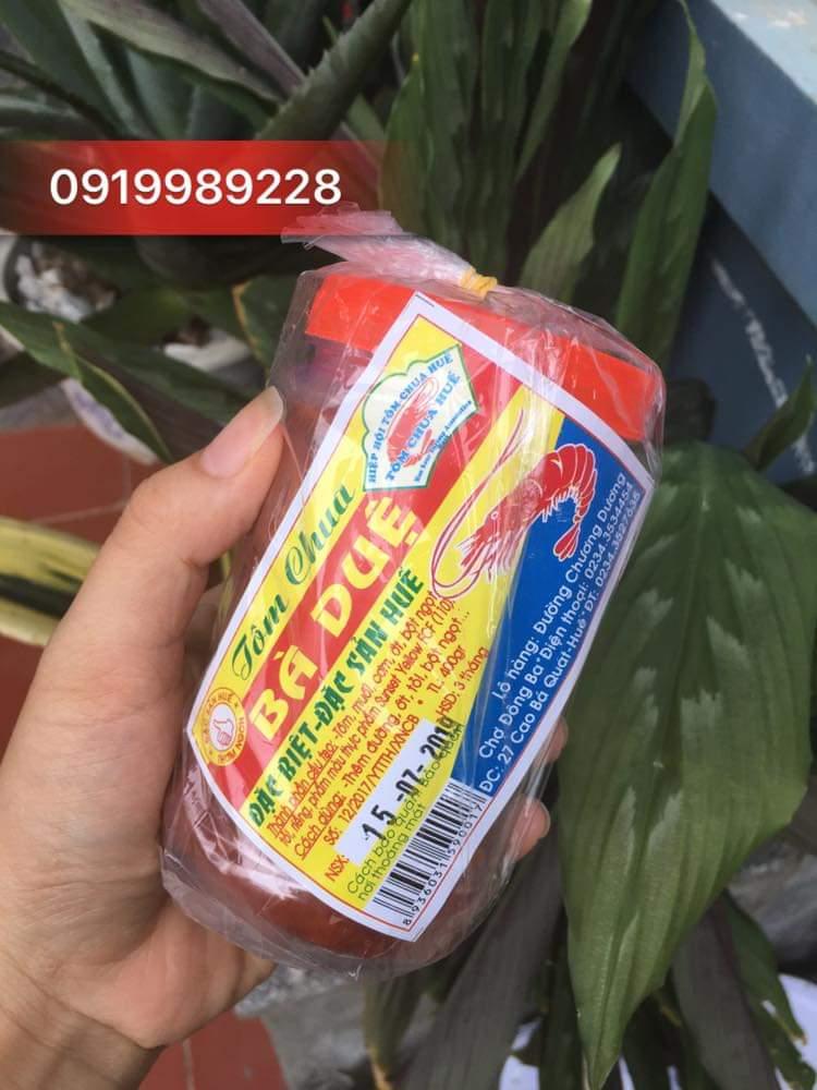 Tôm chua huế Bà Duệ loại 1