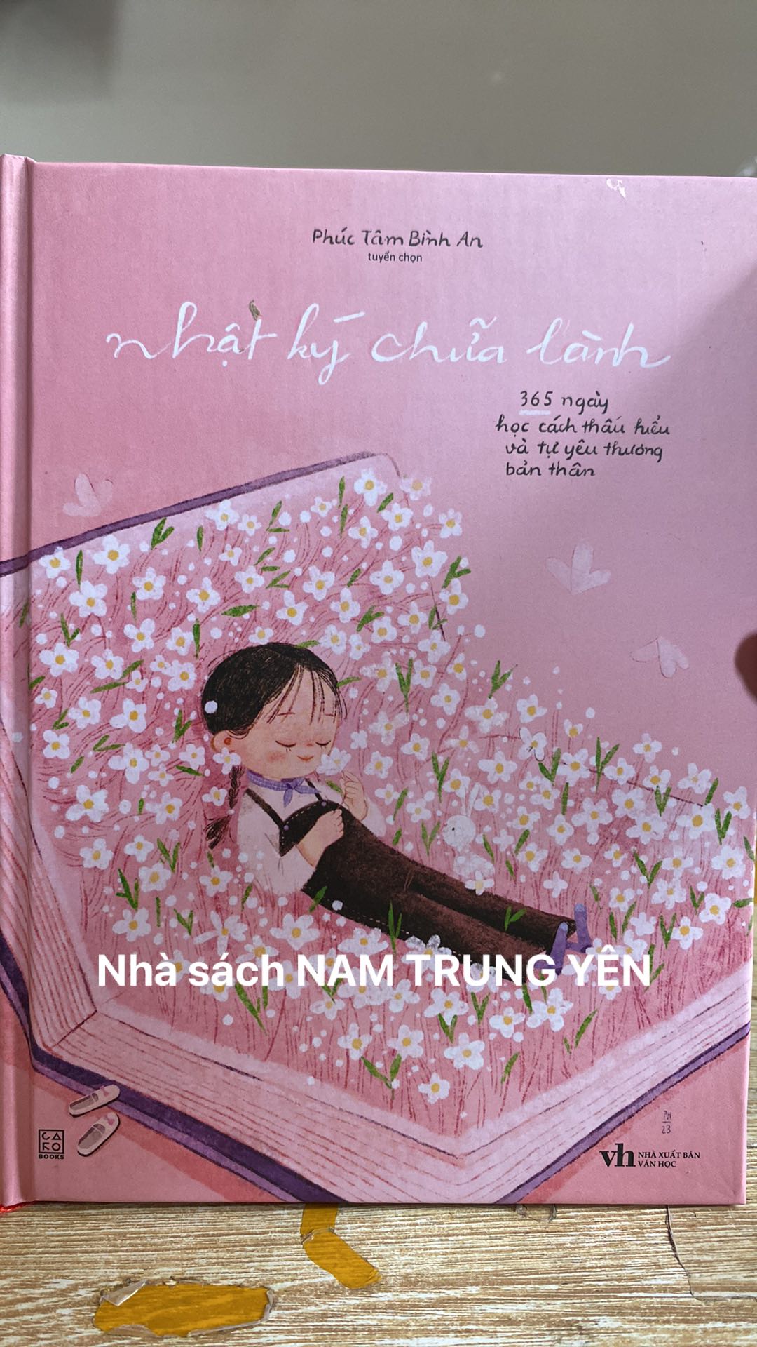 Sách - Nhật ký chữa lành - 365 ngày học cách thấu hiểu và tự yêu thương bản thân - Phúc Tâm Bình An tuyển chọn