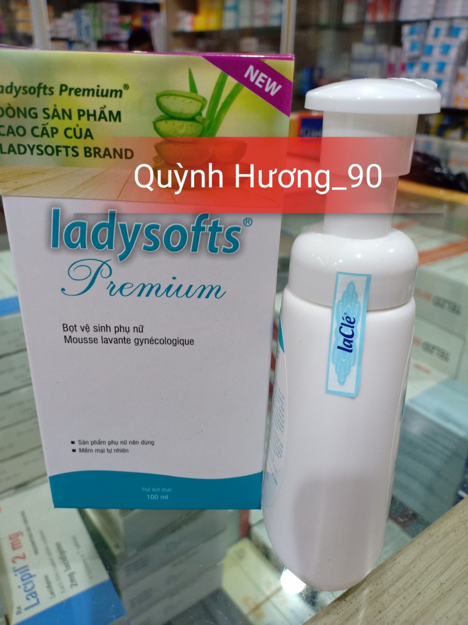 Bọt vệ sinh cao cấp LADYSOFTS Premium 100ml