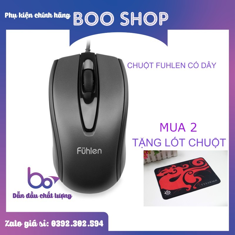 Chuột có dây Fuhlen L102 - BH 1 ĐỔI 1